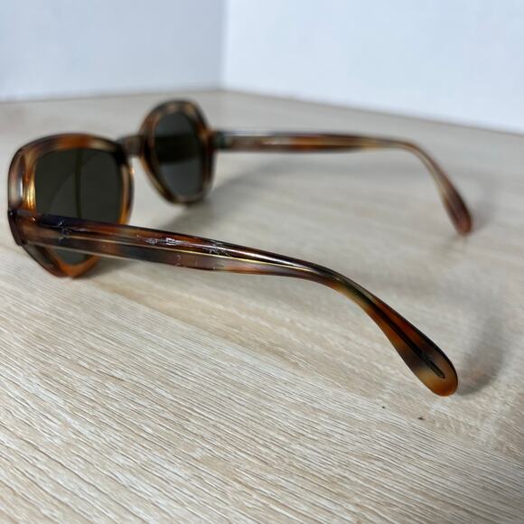 Vintage Bausch & Lomb 5 1/4 B&L D48 Sunglasses FRAMES ONLY Brown 50-18 main image 12